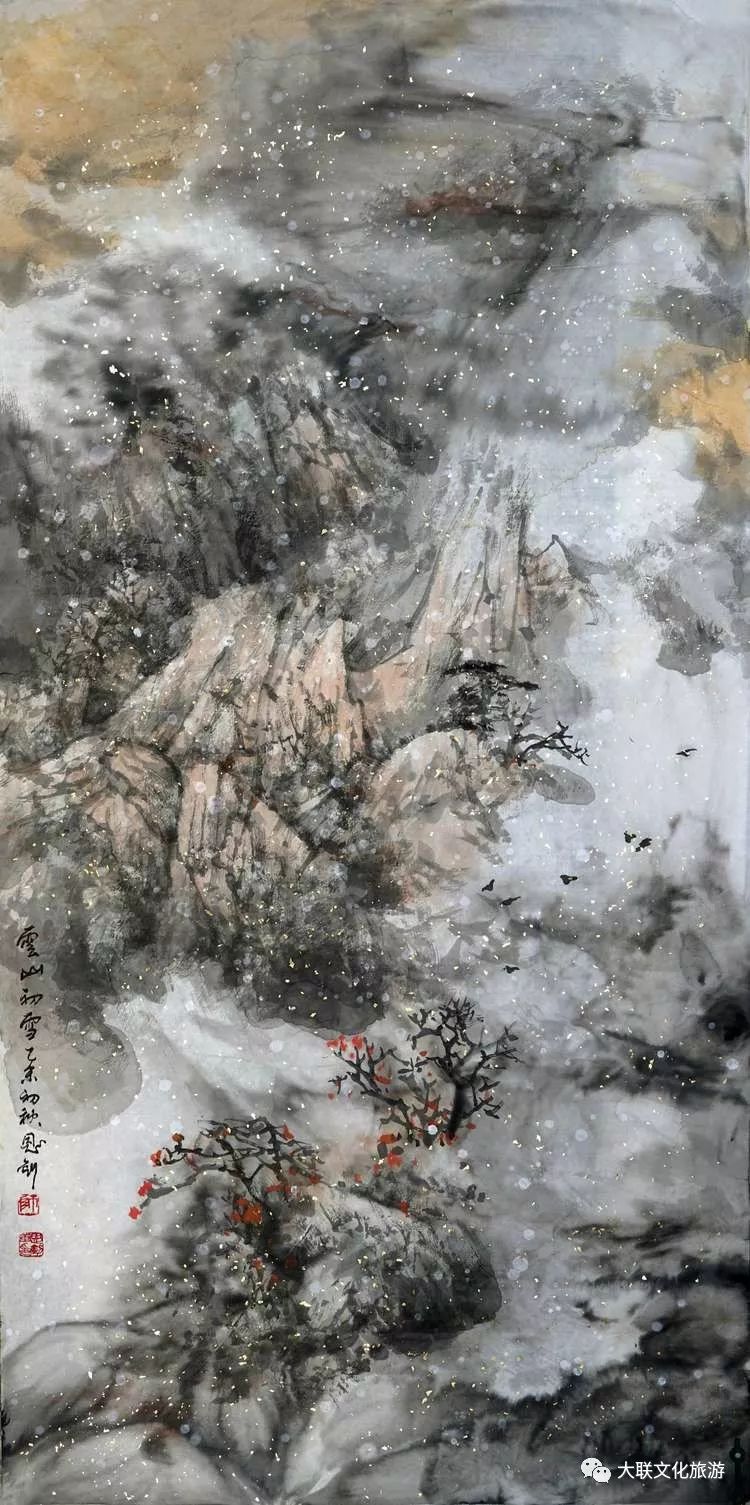 北派山水名家邀请展,荆山楚水山水作品欣赏