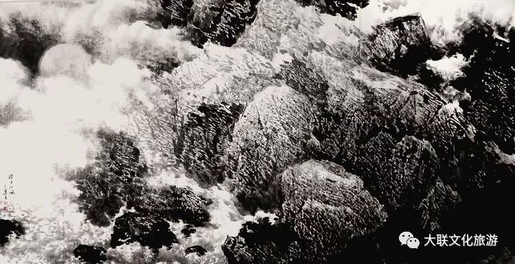 北派山水名家邀请展,荆山楚水山水作品欣赏