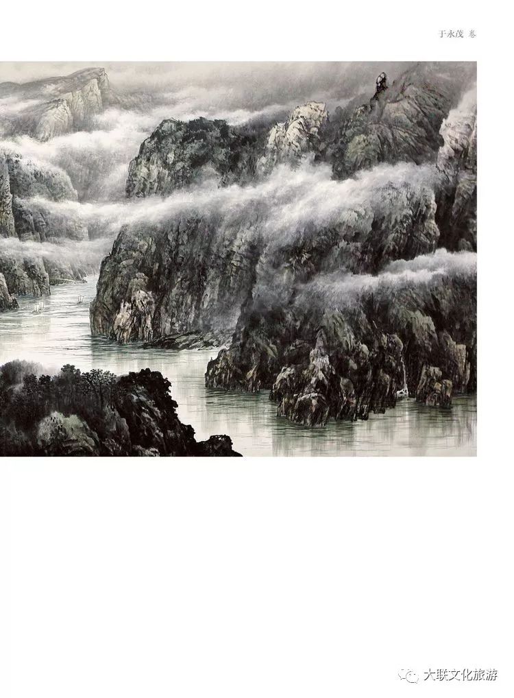 北派山水名家邀请展,荆山楚水山水作品欣赏