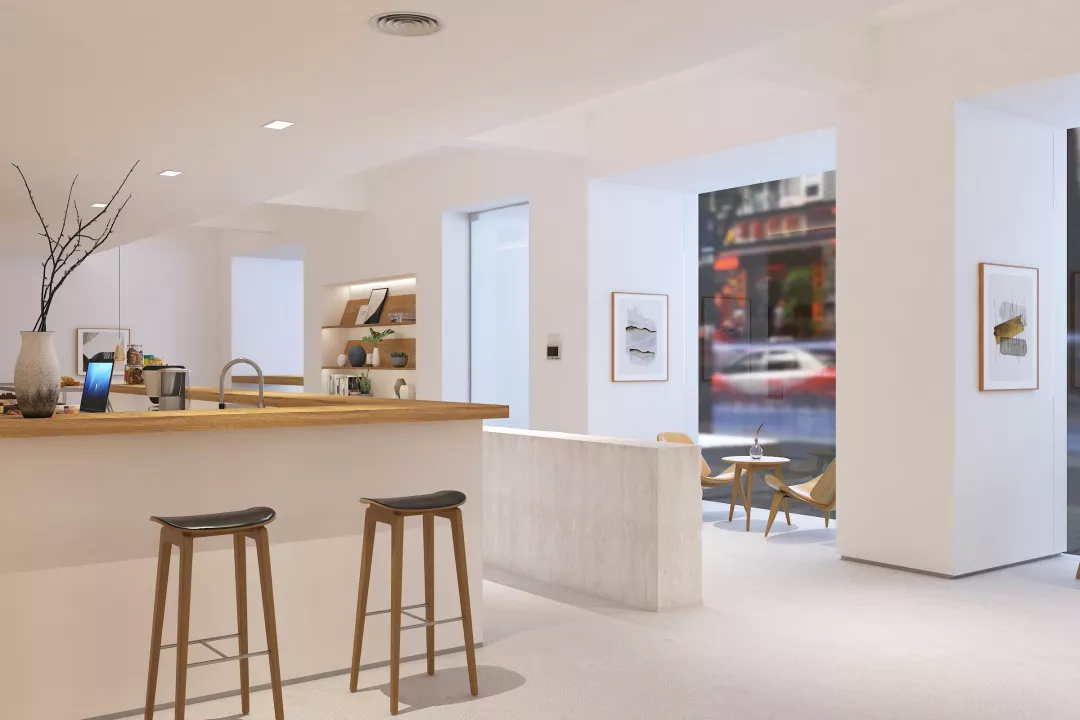 又窄又长的甜品店怎么设计,简单好看的蛋糕店甜品