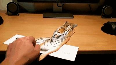 一分钟教你学会3d绘画,自学画画成功的人