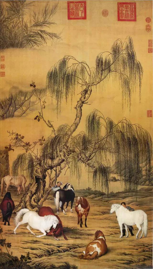 八骏图名家,为什么八骏图是传世名画