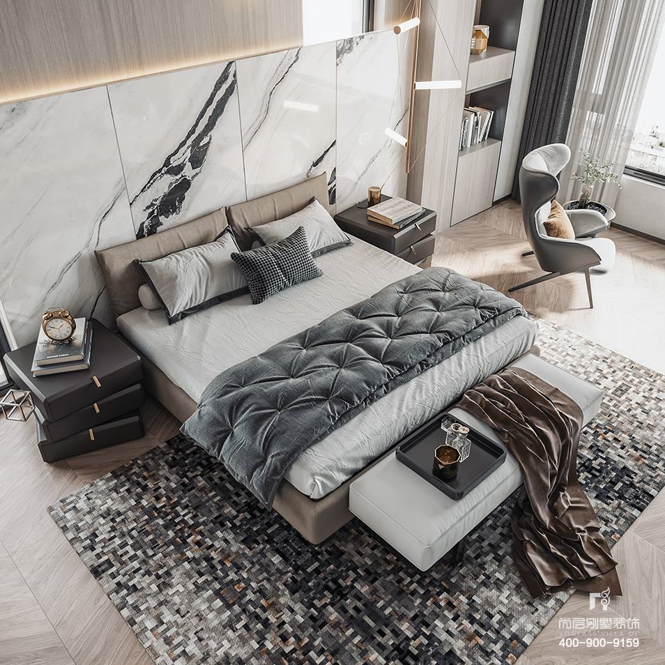 700平现代简约风格,现代轻奢70平