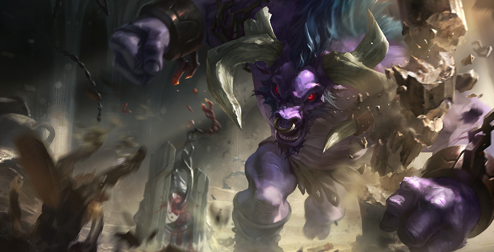 英雄联盟手游牛头酋长阿利斯塔,英雄联盟三狼英雄