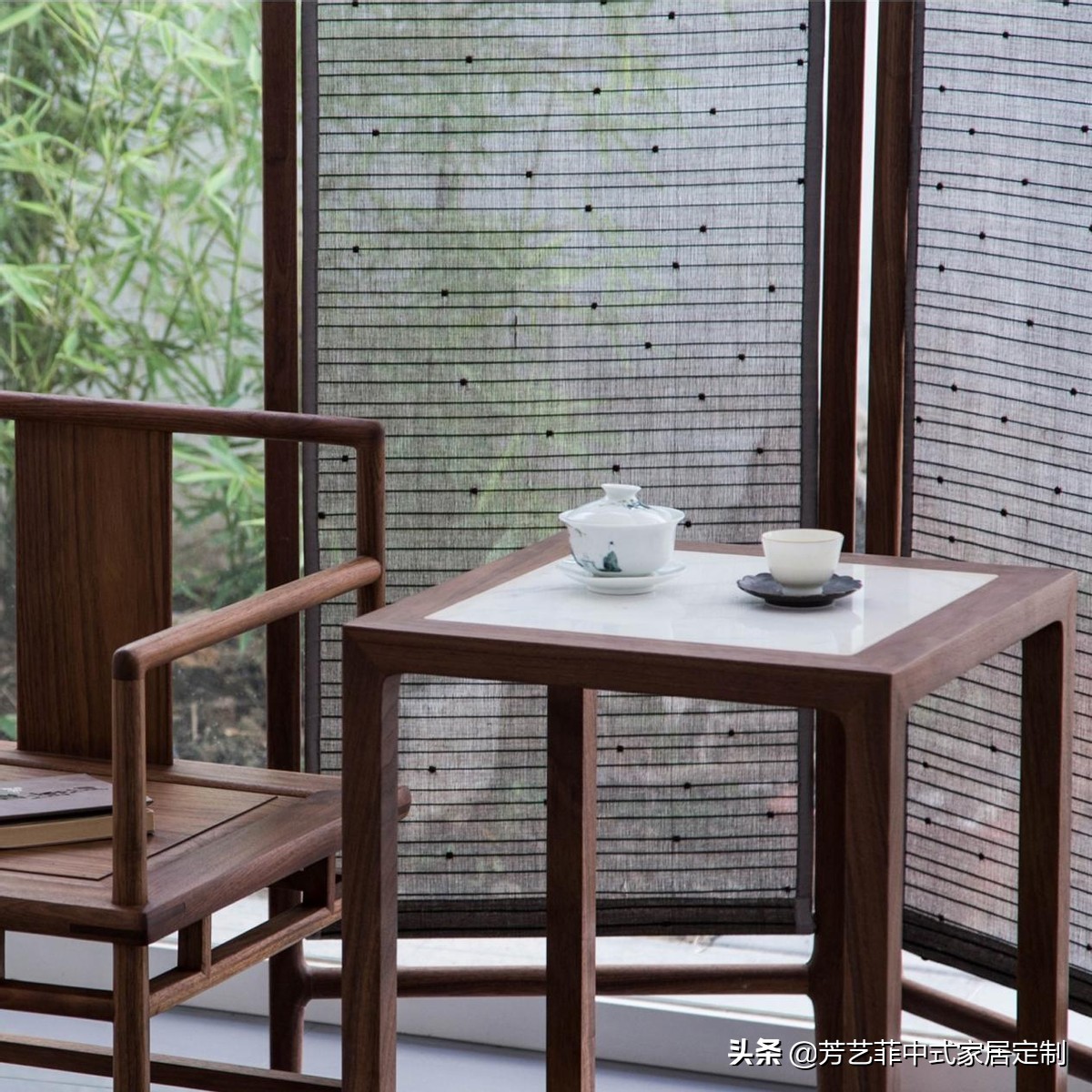 家居实木屏风,新中式实木屏风隔断