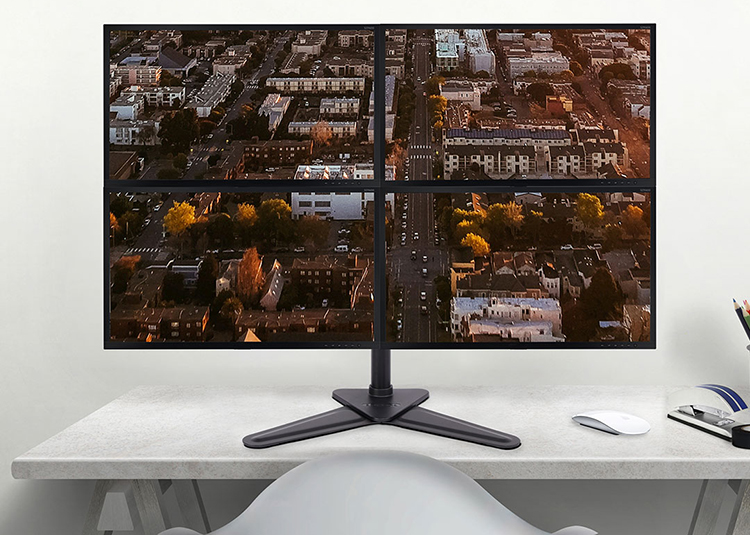 桌面多合一显示器支架,桌置式双屏支架