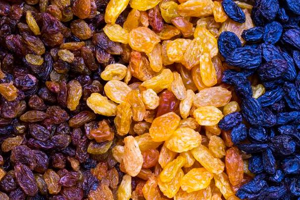 真正的黑色葡萄干,正宗的新葡萄干