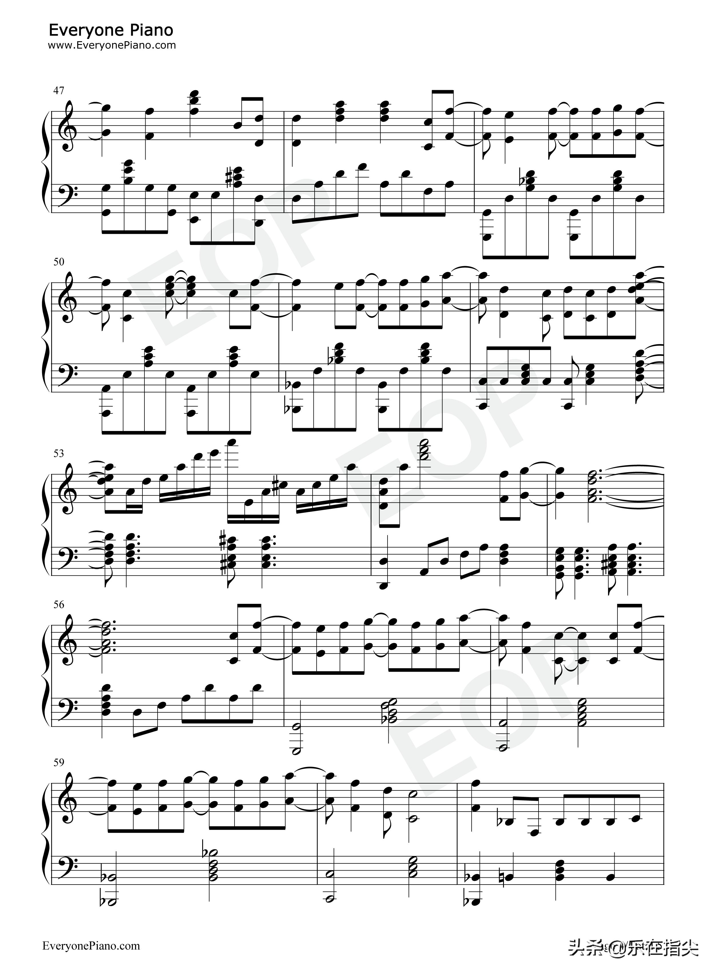 魔笛变奏曲钢琴谱图文,magi钢琴谱