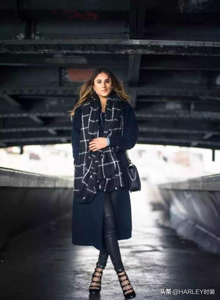 秋冬围巾超好看又时髦的系法,紫小妮秋冬围巾八种系法