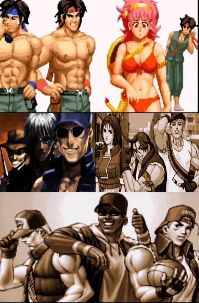 拳皇怒队进化史,拳皇十周年纪念版怒队出招表