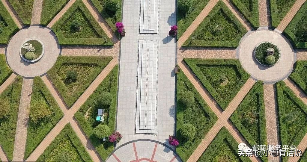 鄢陵花博园导览图,航拍鄢陵县唐韵樱花园