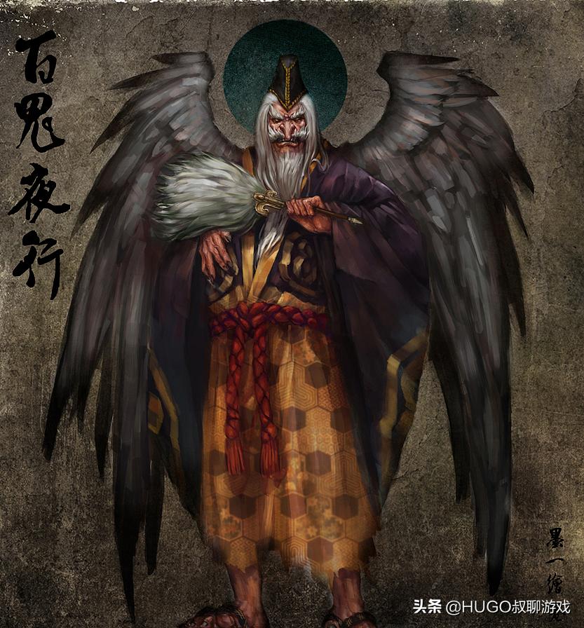《阴阳师》里极其自我的大天狗,在日本是妖怪与人文的象征