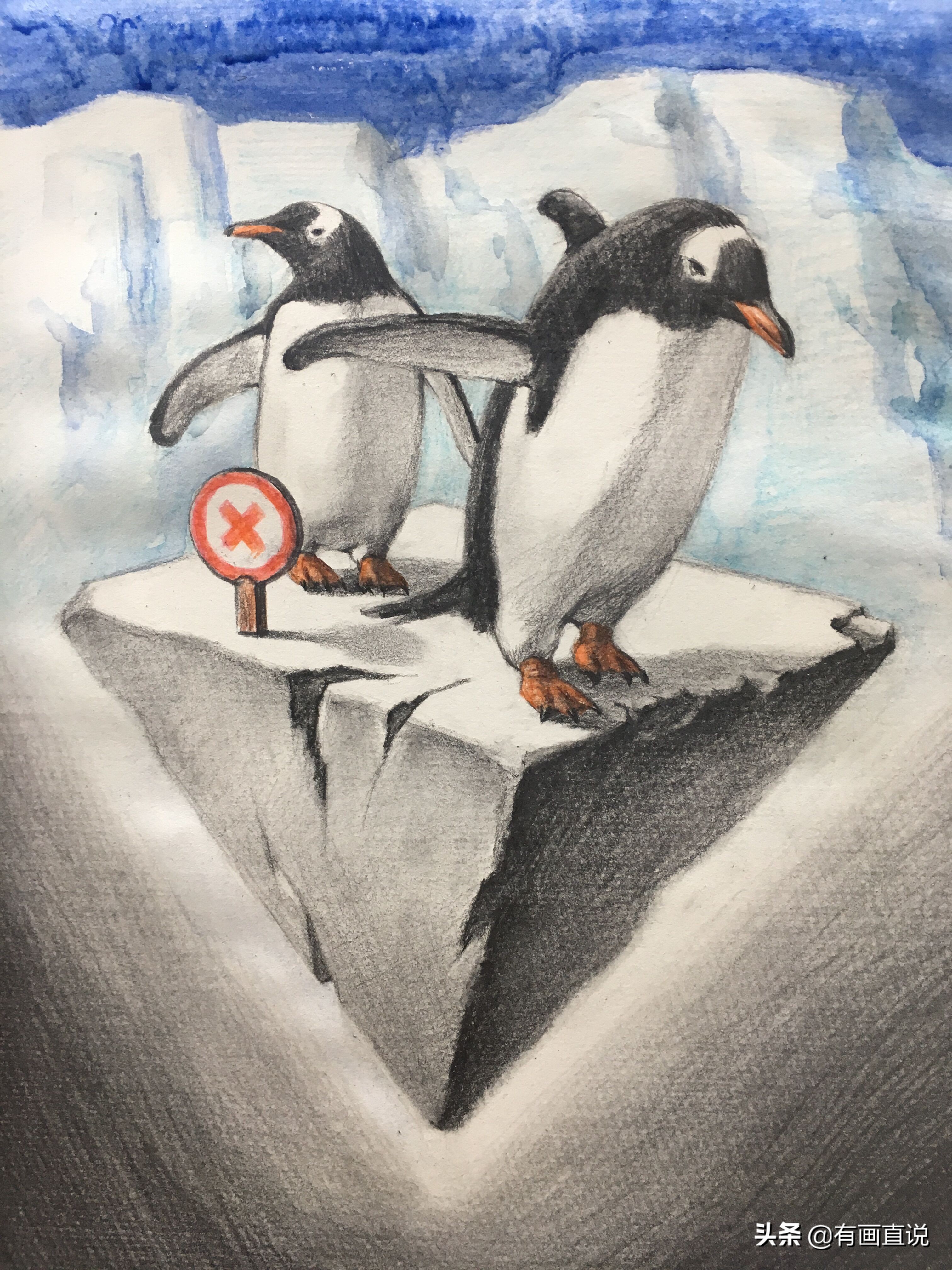 创意素描图片临摹大全4k,零基础简单素描画临摹