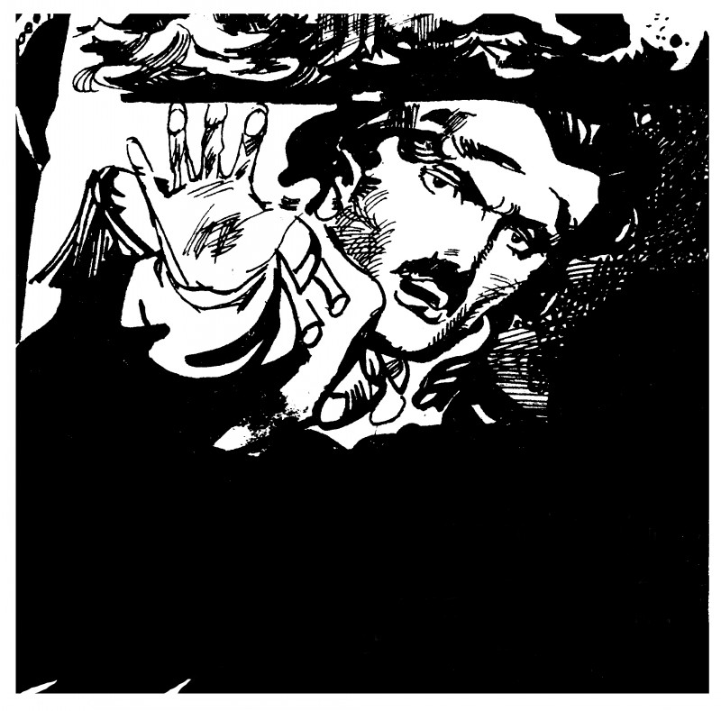 中国短篇连环画百部选欣赏(64)《一场赌博》高燕绘画