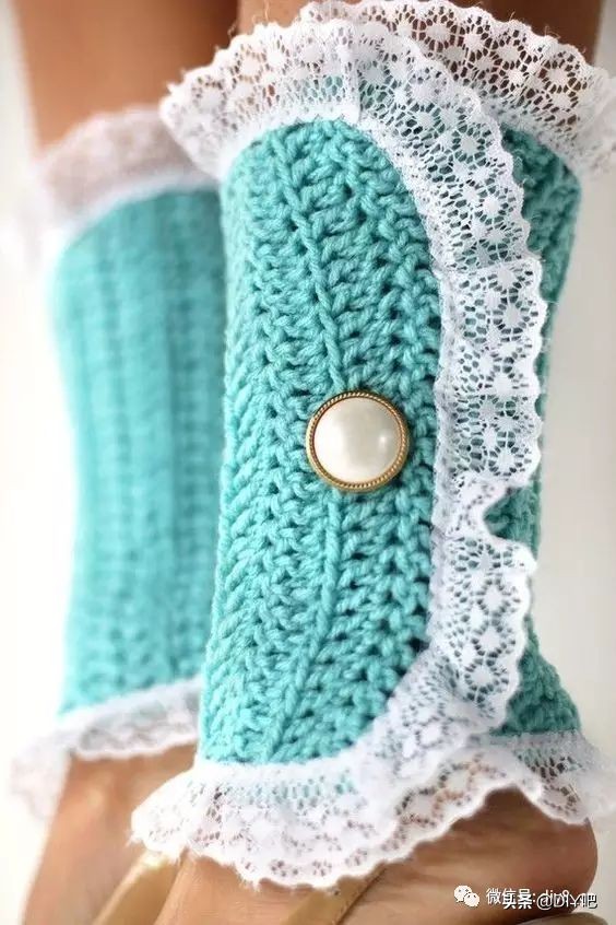 最新手套编织图冬,一线织到底的手套教程