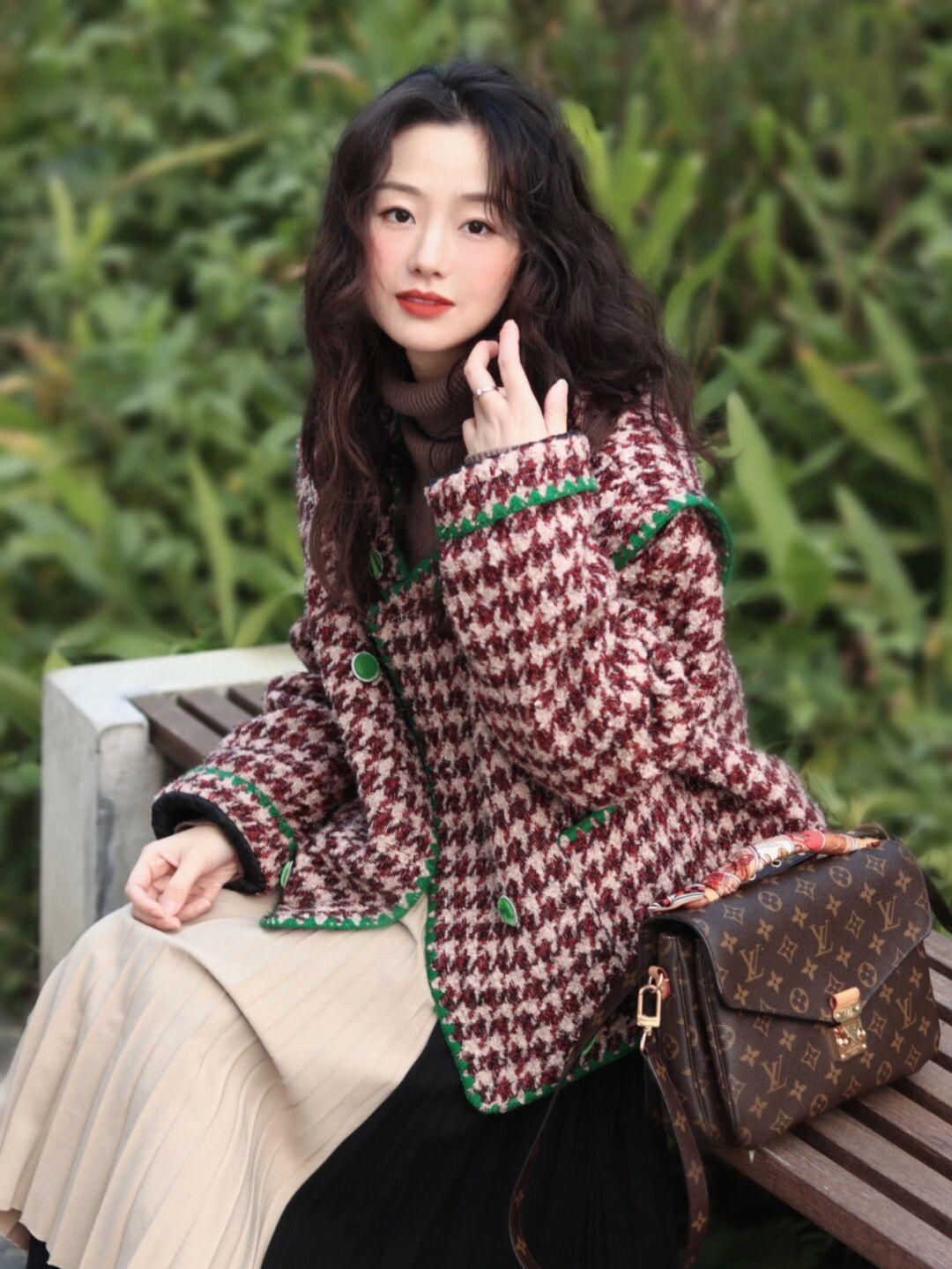 短款毛呢外套冬季穿搭,短毛呢外套显瘦