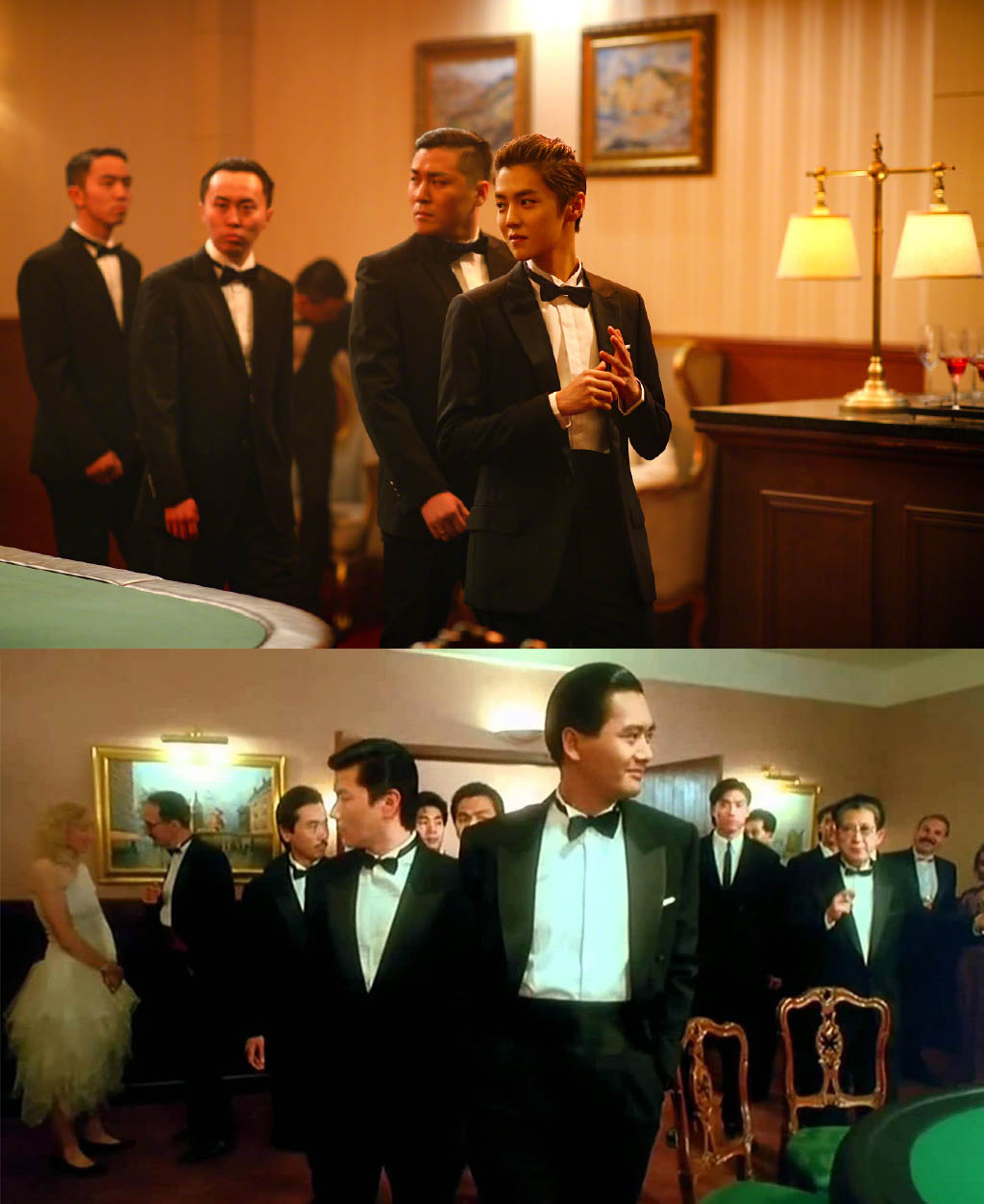 鹿晗惊艳造型,鹿晗赌神造型