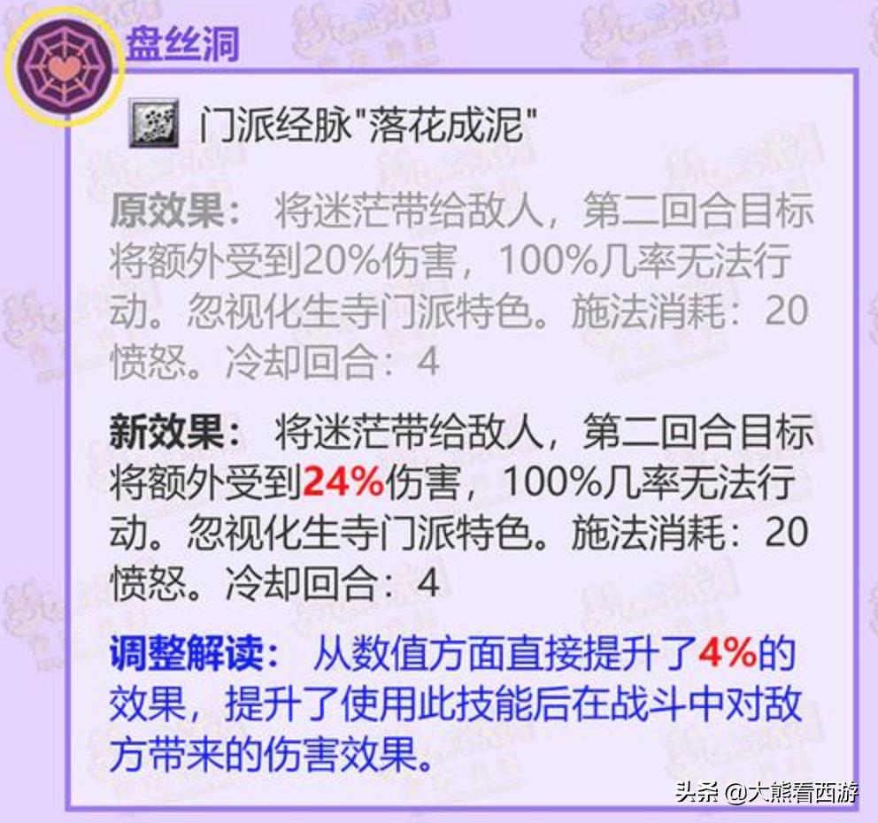 梦幻西游10月门派大改之花果山,梦幻西游七月份无底洞门派大改