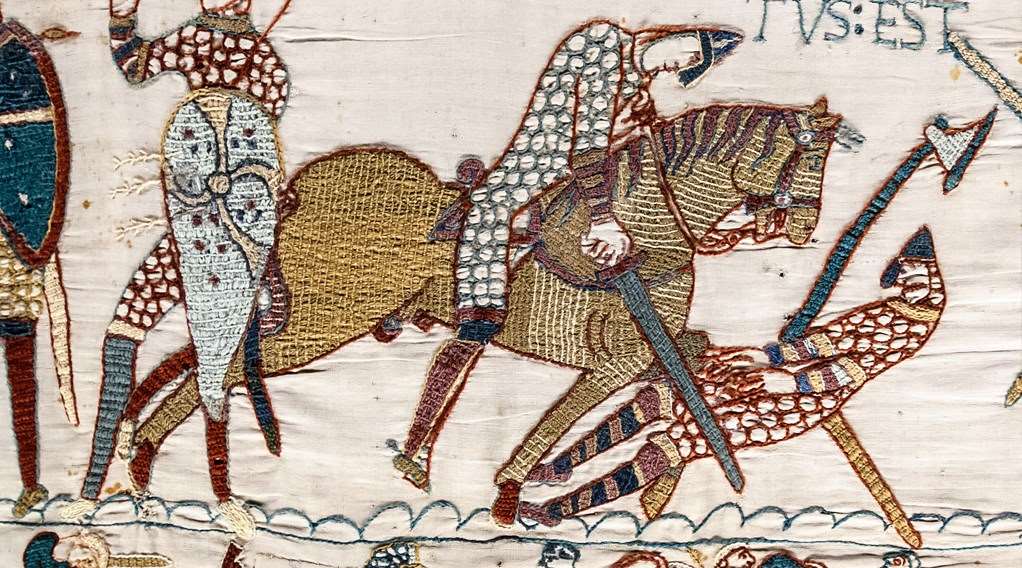 中世纪的挂毯,中世纪士兵装备穿戴过程