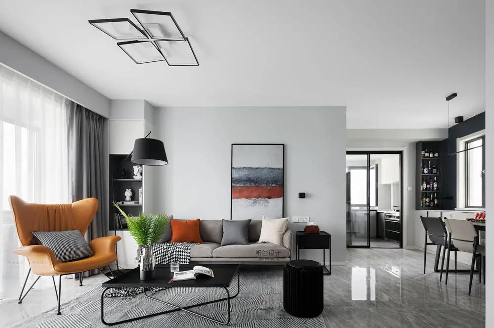 80年代老房惊变现代风两居,90㎡装下业主夫妻小心愿