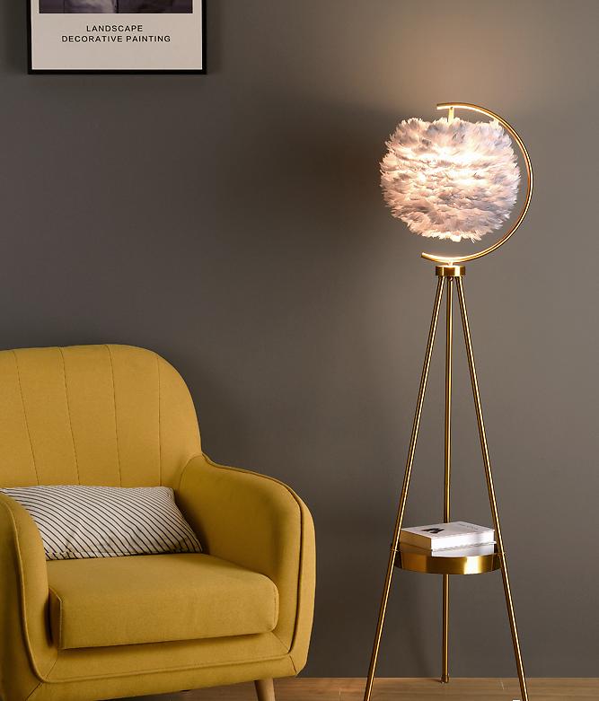 简约中式落地灯图片大全,极简轻奢无主灯效果图