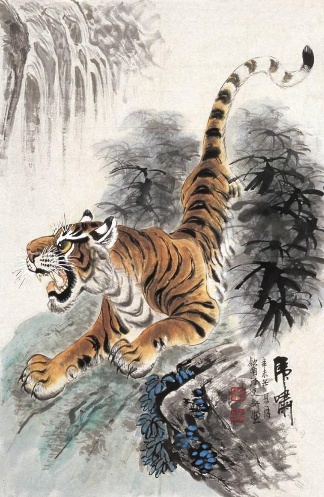 看“虎鱼大家”汪更新——画鱼，鱼翔浅底；画虎，虎啸深山