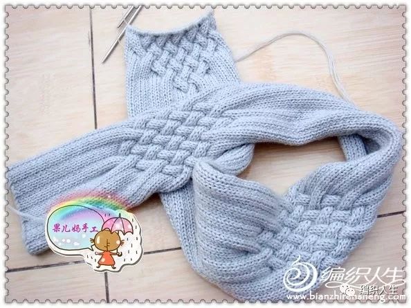 1-2岁从上往下开衫毛衣翻领教程,小翻领宝宝开衫毛衣领子怎么织