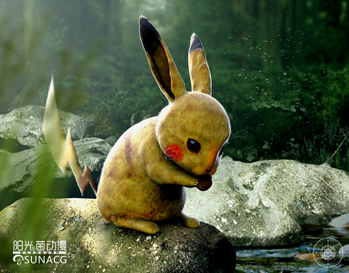 国外画精灵宝可梦,插画宝可梦