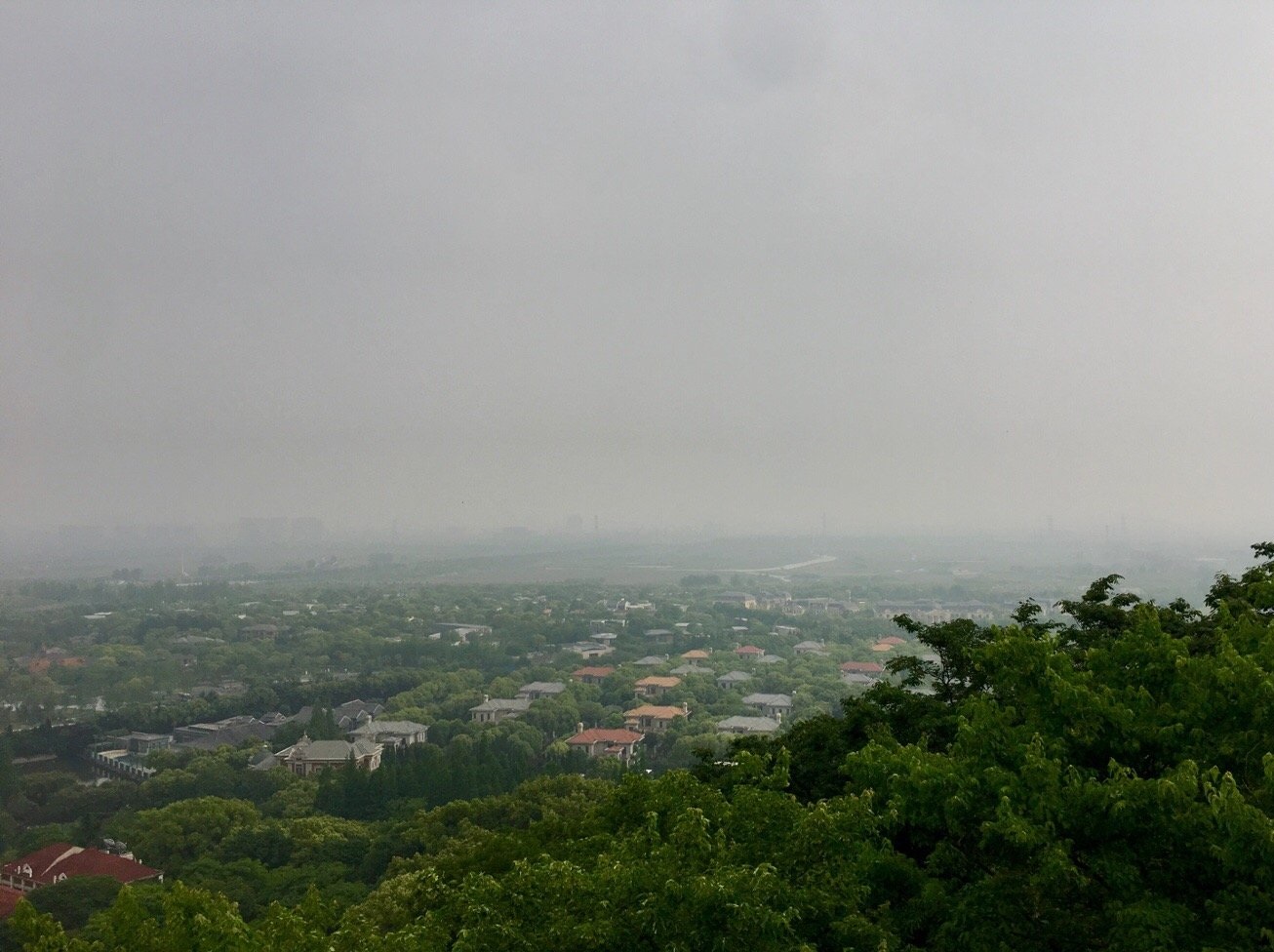 上海佘山国家森林公园顶峰风景,上海佘山最高点