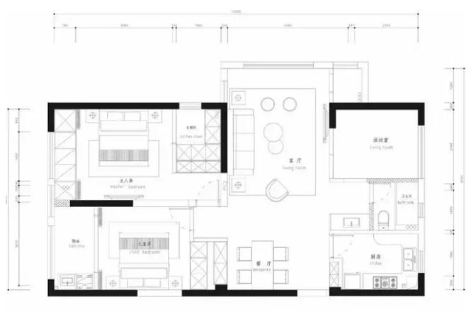 青春少艾甜而不腻的家!力高110㎡北欧风