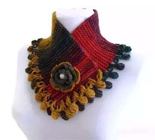 各种漂亮的花样围巾,分享几款漂亮的围巾