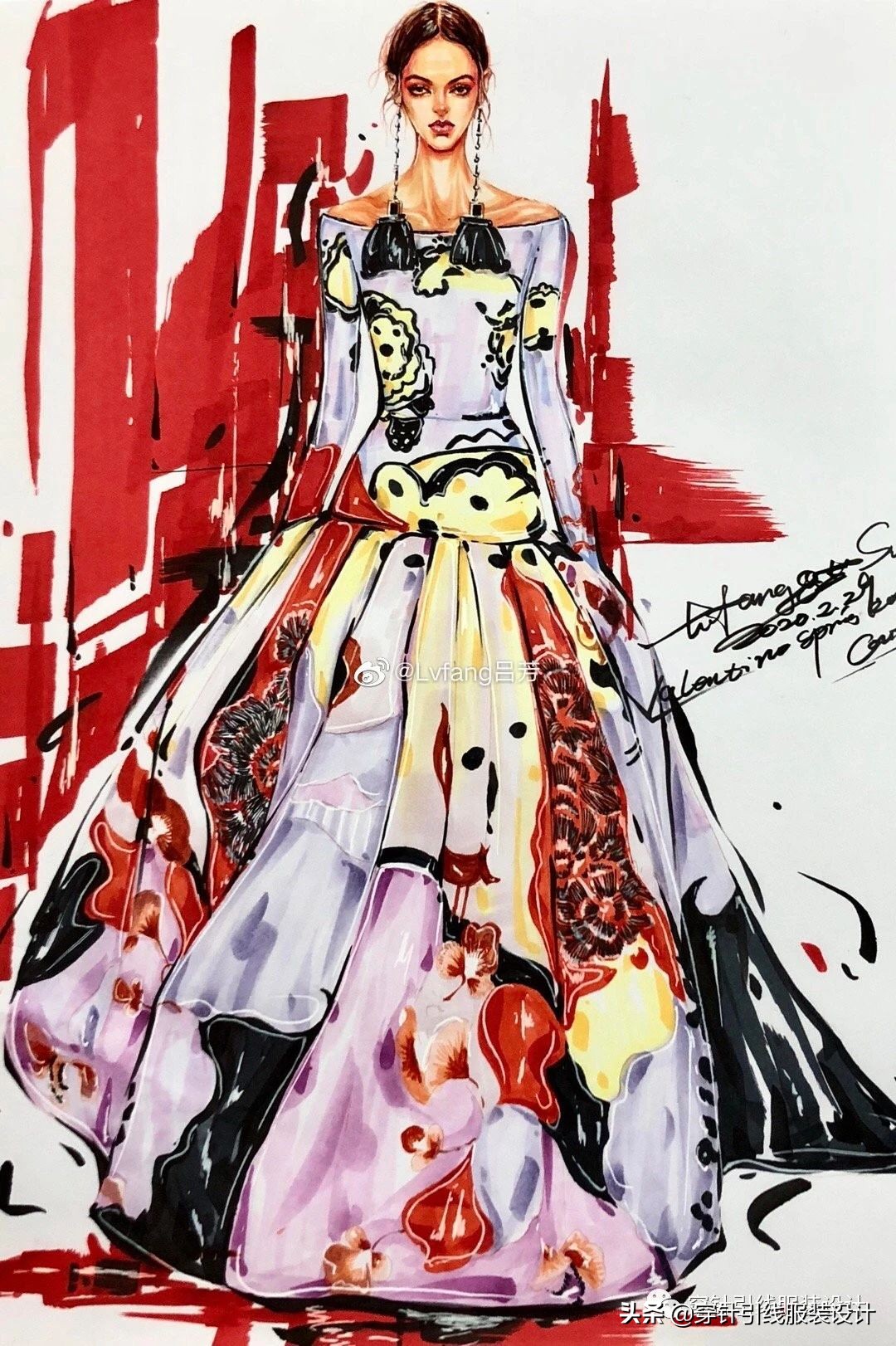 效果图手绘服装,效果图大全70-80平三室