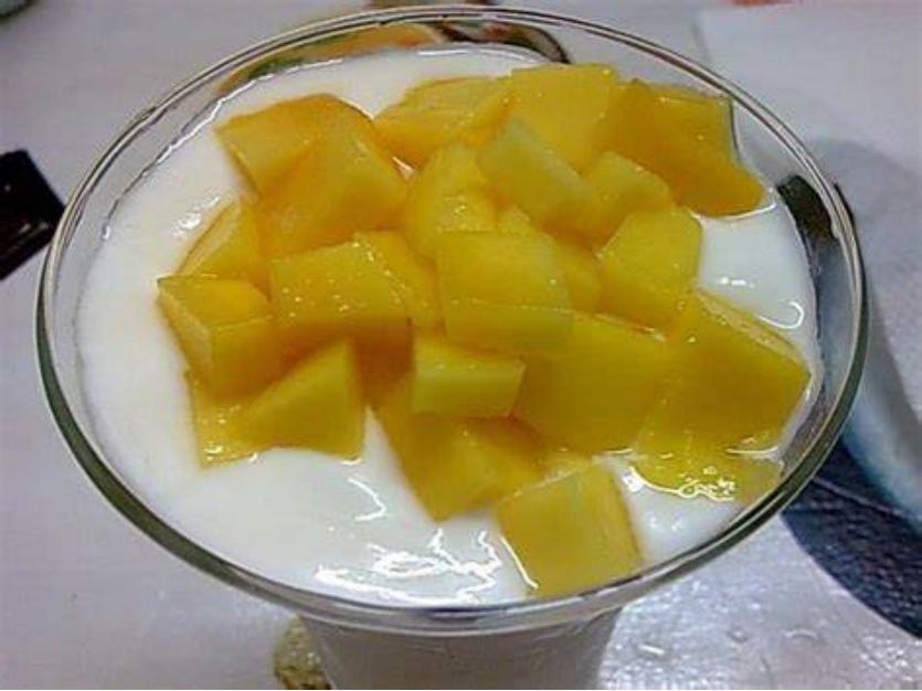 给孩子做芒果饮品,给宝宝做的芒果饮品