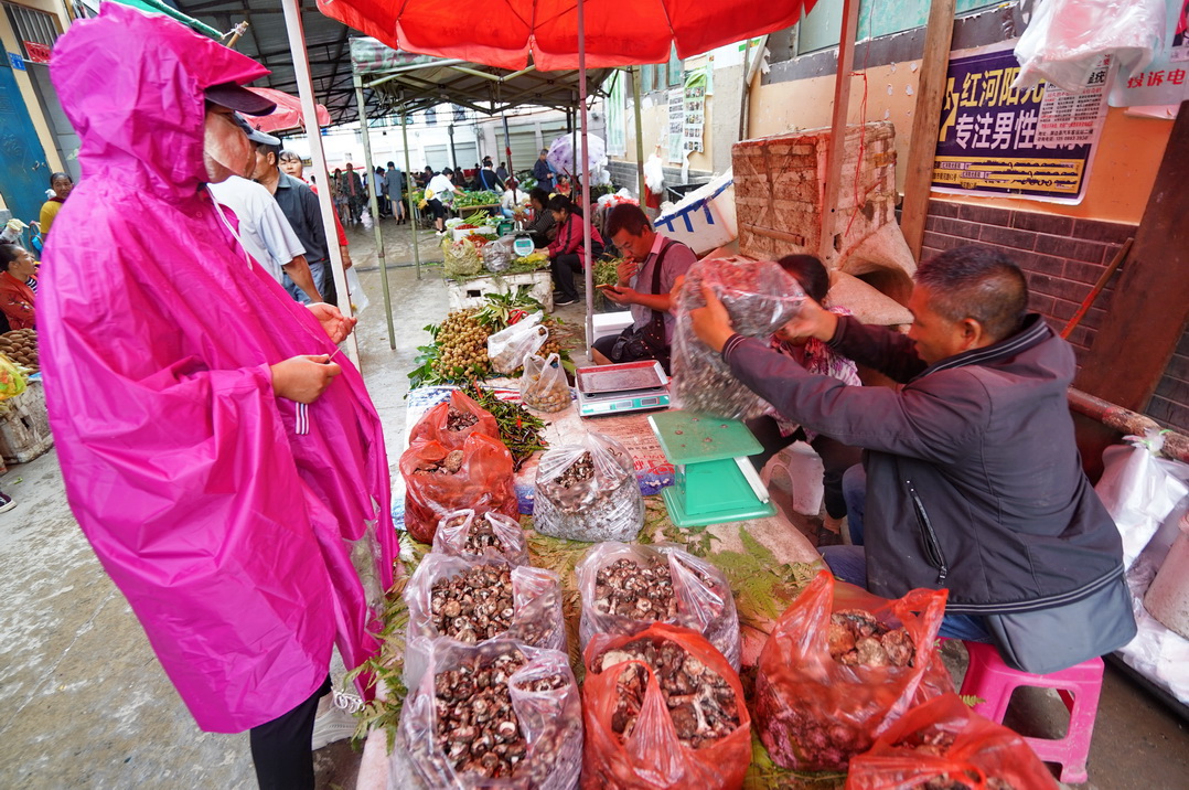 逛农村的农贸市场,逛屏边农贸市场