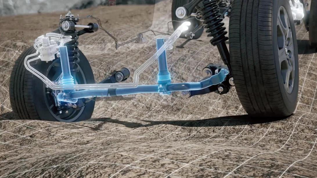 陆地巡洋舰空气悬挂还是液压悬架,丰田陆地巡洋舰底盘大梁