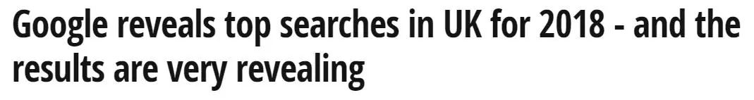 英国人民2018居然都在关注这些：梅根，性感女星，拳击和牙线舞