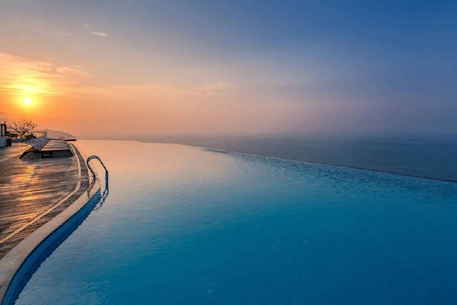 海陵岛北洛秘境酒店无边际泳池,海陵岛北洛秘境度假酒店两房一厅