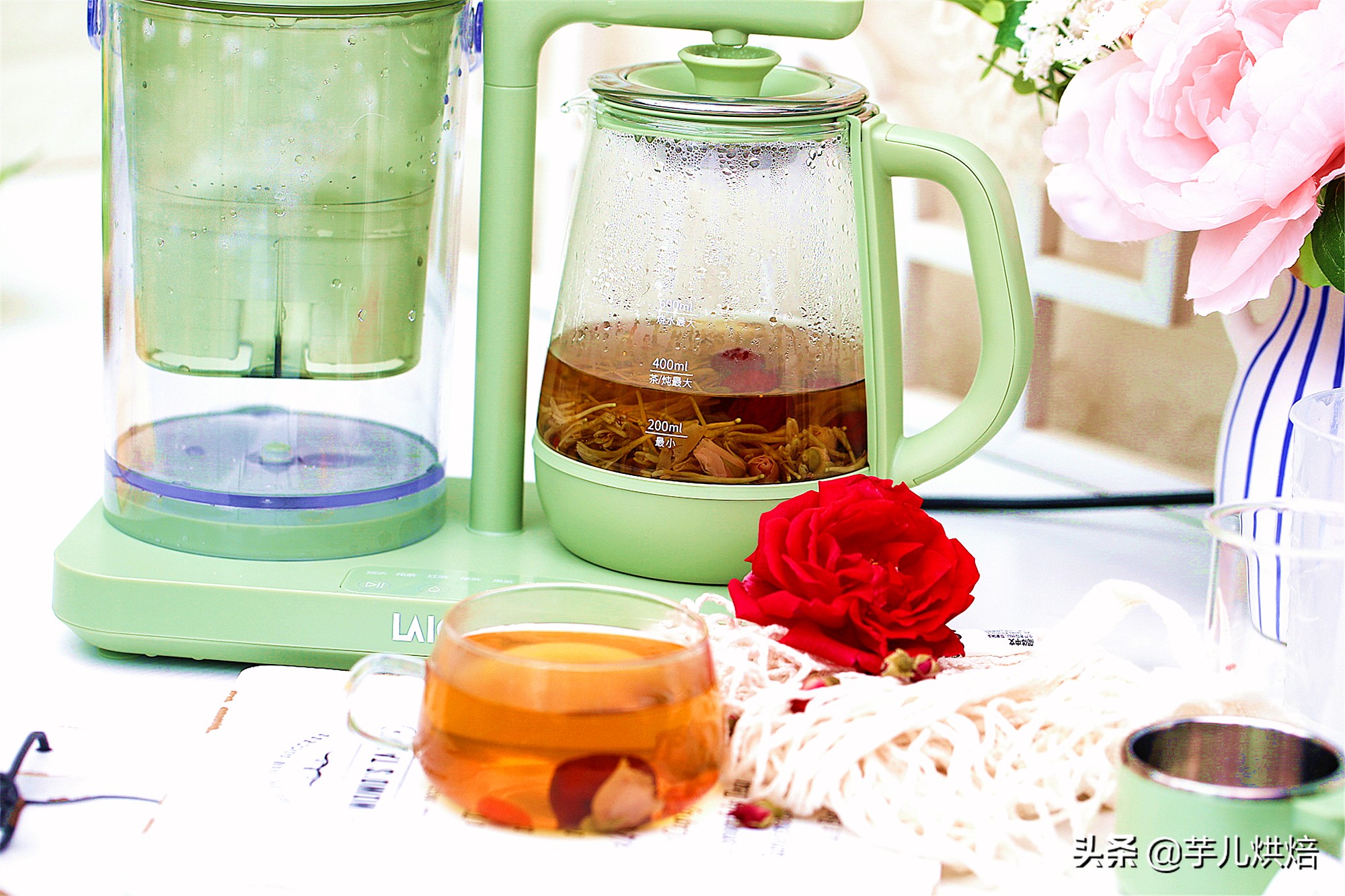 好喝的养生美颜花茶每天来一杯,花茶养颜酸酸甜甜超好喝