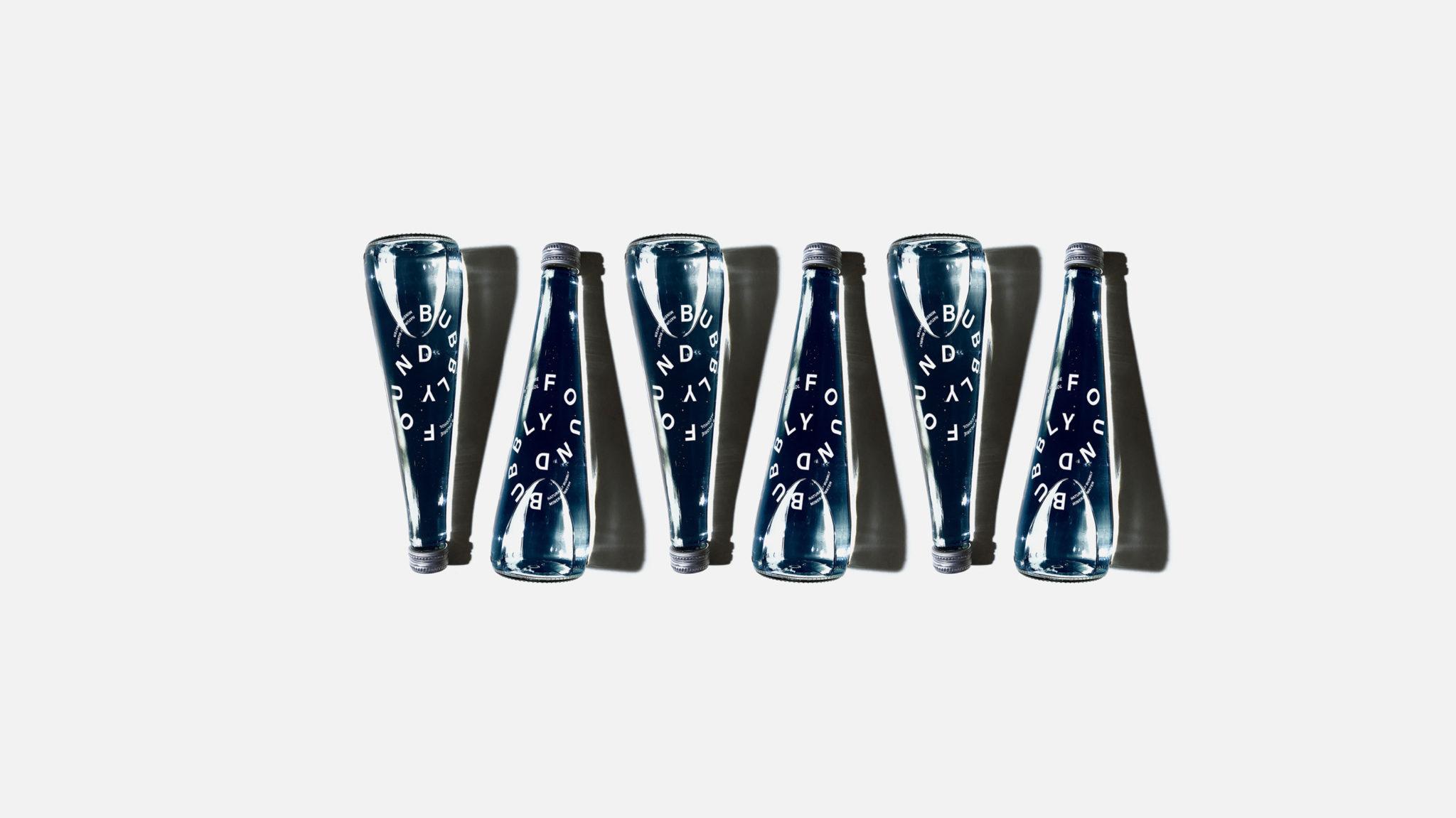 日本极简创意包装设计苏打水,苏打水包装设计效果图