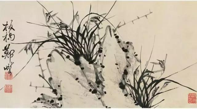 国画大师兰草画欣赏,现代中国十大画兰名家