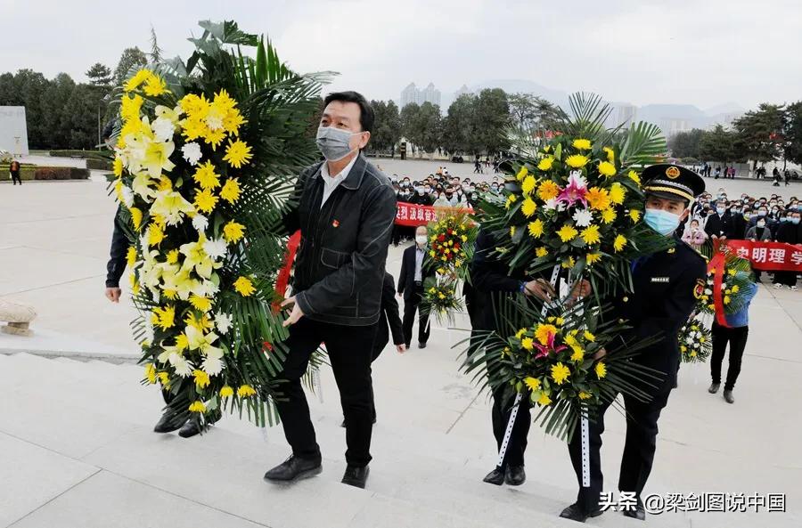 兰州缅怀革命烈士传承民族精神,兰州缅怀先烈