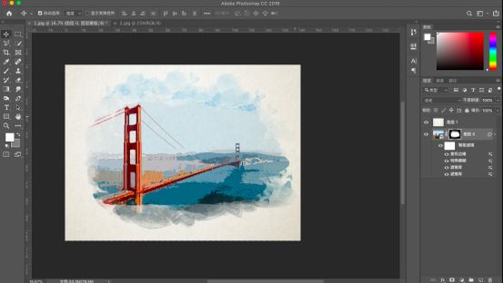 ps怎么做背景水彩晕染效果,ps水彩效果怎么做