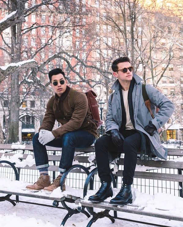 男人穿上工装,男人穿着打扮有品位