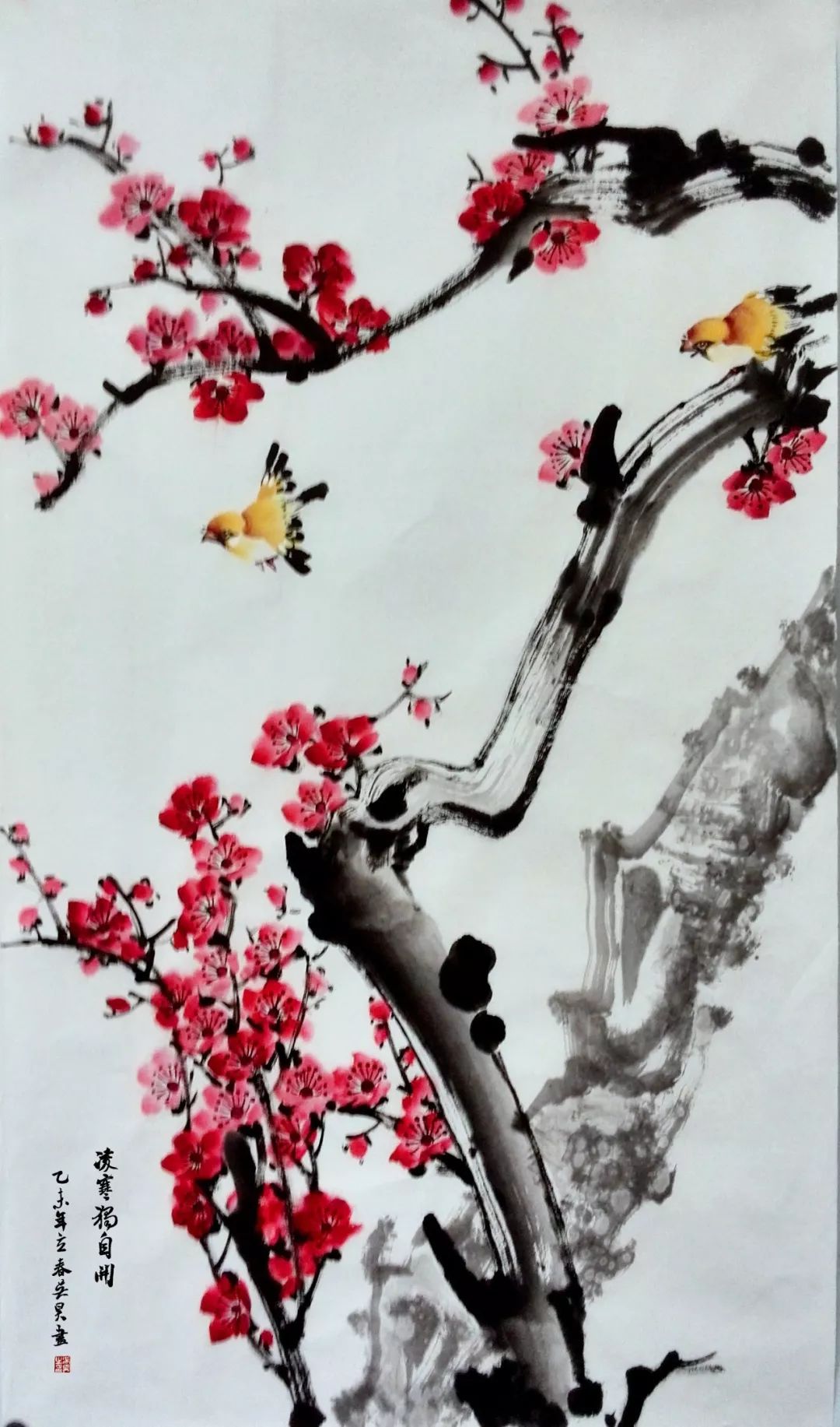 花鸟的作品欣赏,中式花鸟作品欣赏