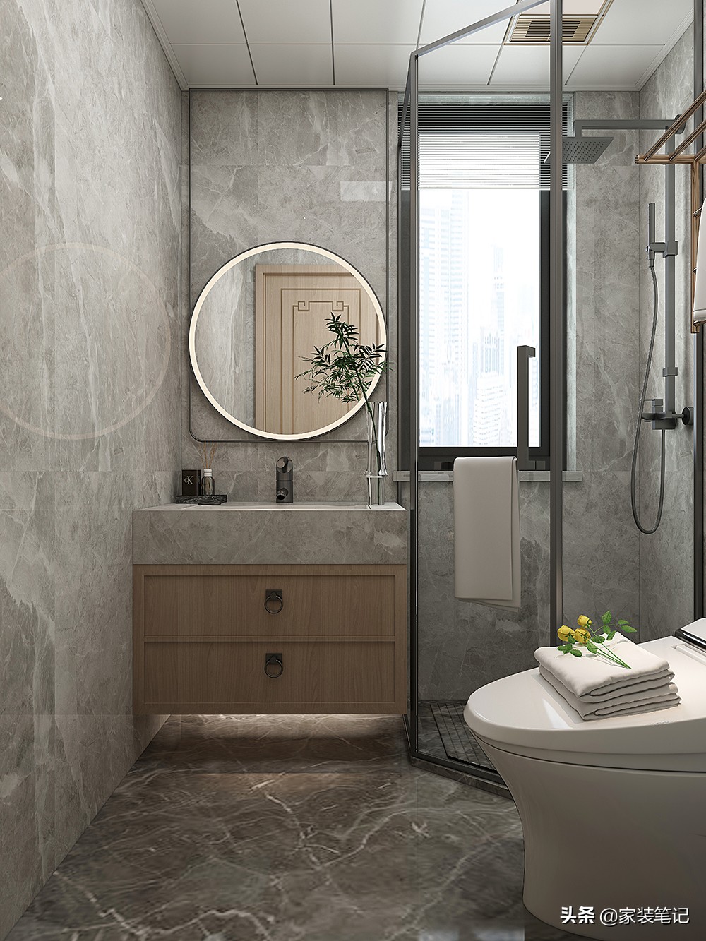 开间12米进深9米中式复式楼别墅,发现一套好房