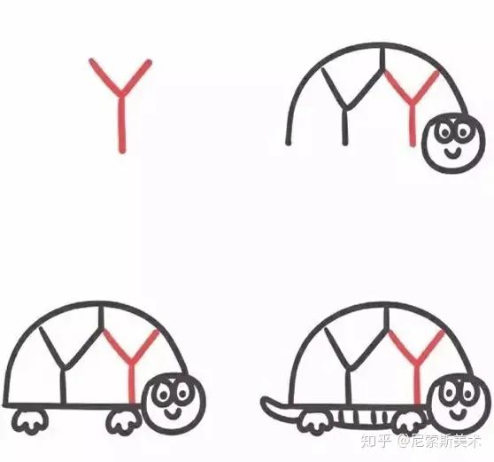 教孩子简笔画从哪入手,画画儿童简笔画9-12岁黑白色