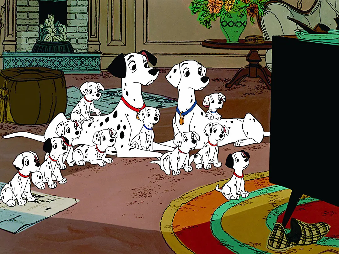 101斑点狗中哪些是亲生的狗狗,101斑点狗中涉及到的狗