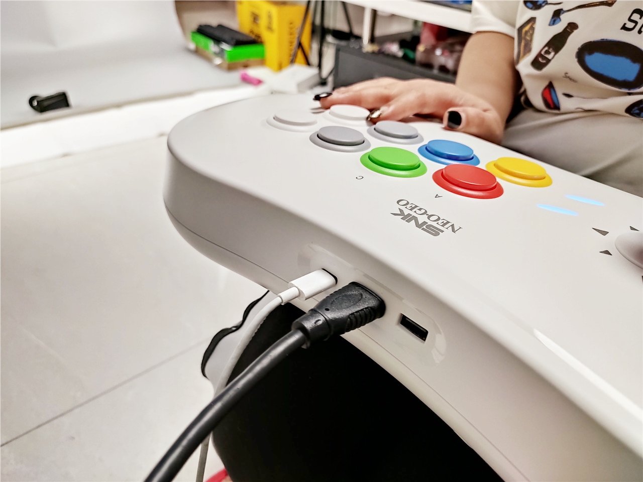 snkneogeo测评,snk游戏机neogeo摇杆模式