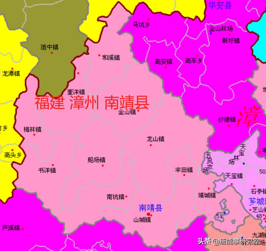 漳州东山、平和、南靖、华安4县42镇人口、土地、工业…最新统计