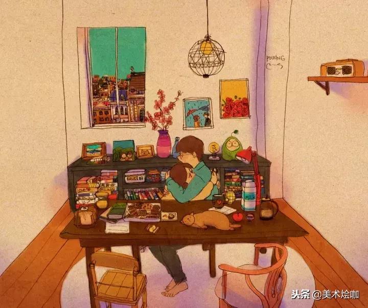 少女心爆棚的唯美插画,软萌插画清新少女心